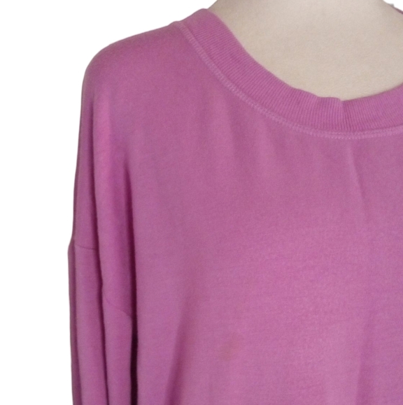 Athleta Coastal Luxe Super Soft Modal Blend Sweatshirt in Plumeria Purple Sz XS - Picture 7 of 11